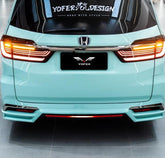 Honda Odyssey EX/EX-L/LX/Sport/Touring/Elite 2021-2024 with Aftermarket Parts - Rear Diffuser PP from Yofer USA